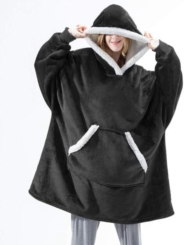 Liv | Mysig och värmande filt-hoodie för kvinnor