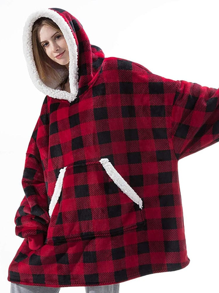Liv | Mysig och värmande filt-hoodie för kvinnor