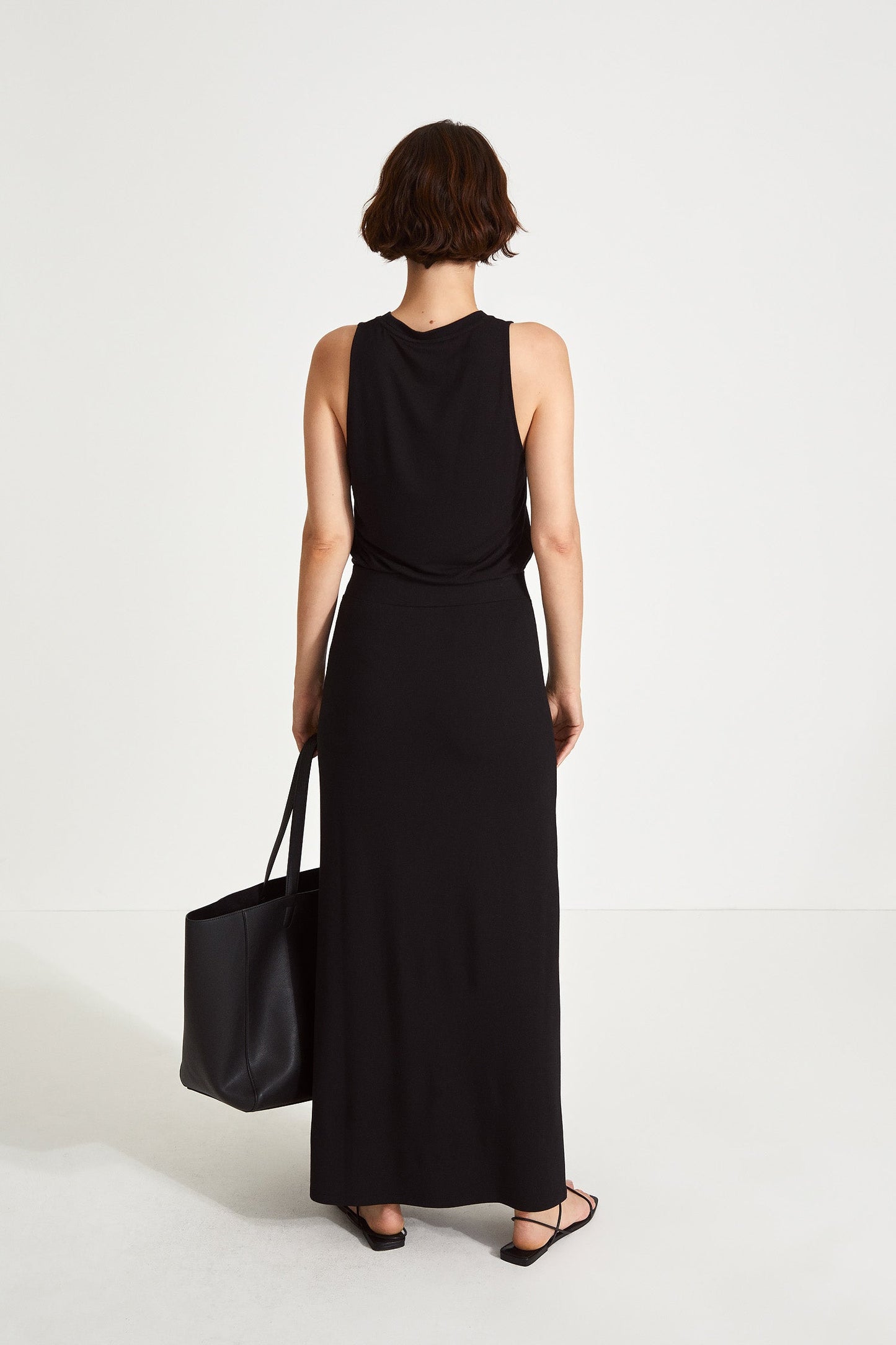 Karolina| Elegant Hellång Viskoskjol