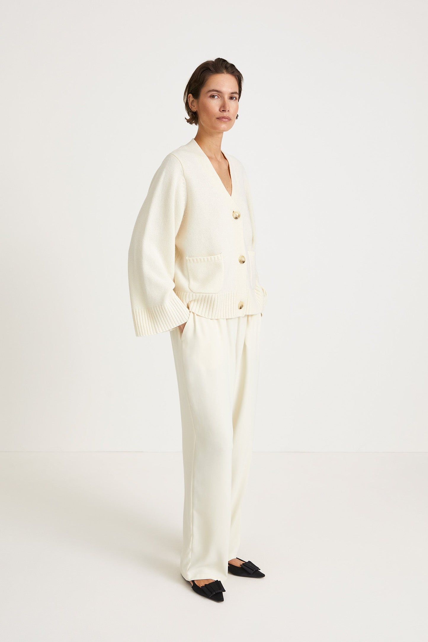 Lena | Mjuk Merinoulls-Cardigan