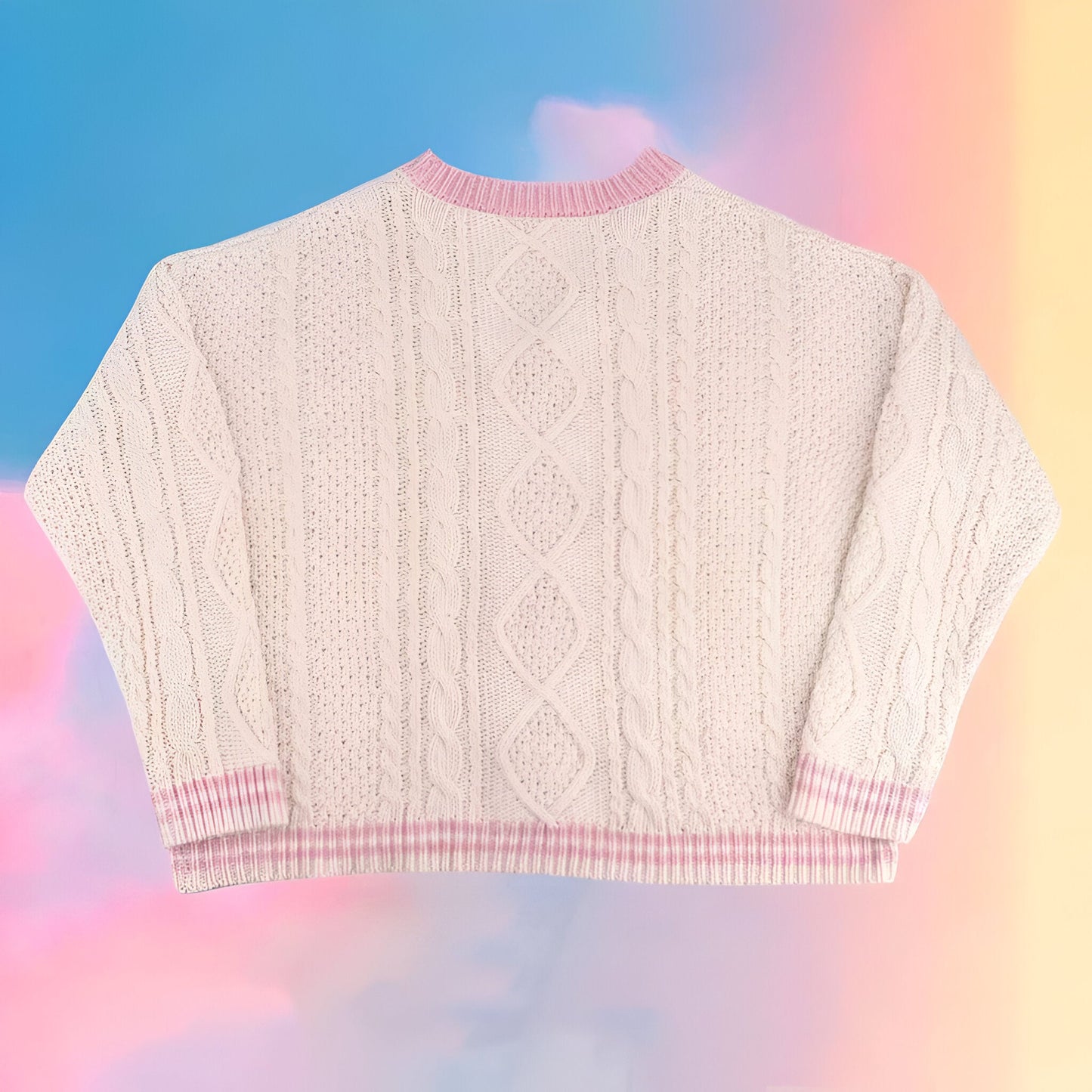 Livia | Mysig stickad väst med stjärnbroderi