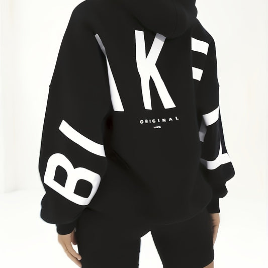 Emilia | Trendig oversized hoodie med Blakely-logotyp