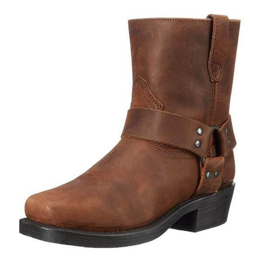 Meja | Westerninspirerade cowboyboots i äkta läder för herr
