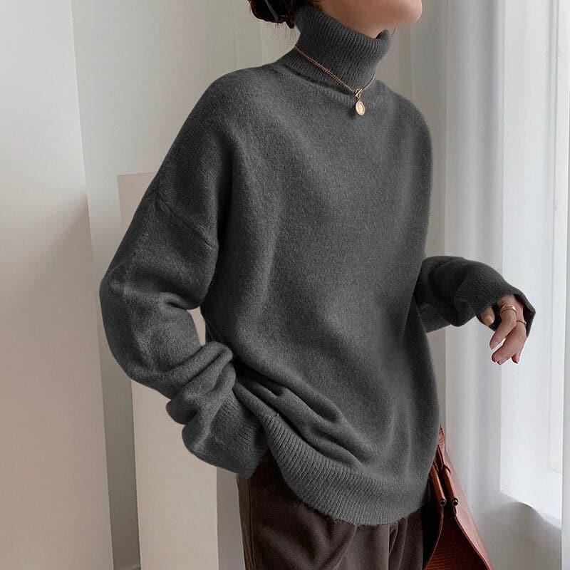 Sofia |  Turtle Neck Cashmere tröja för kvinnor