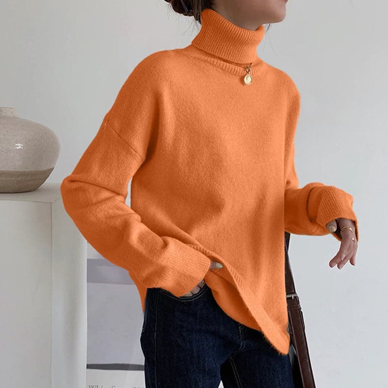 Sofia |  Turtle Neck Cashmere tröja för kvinnor