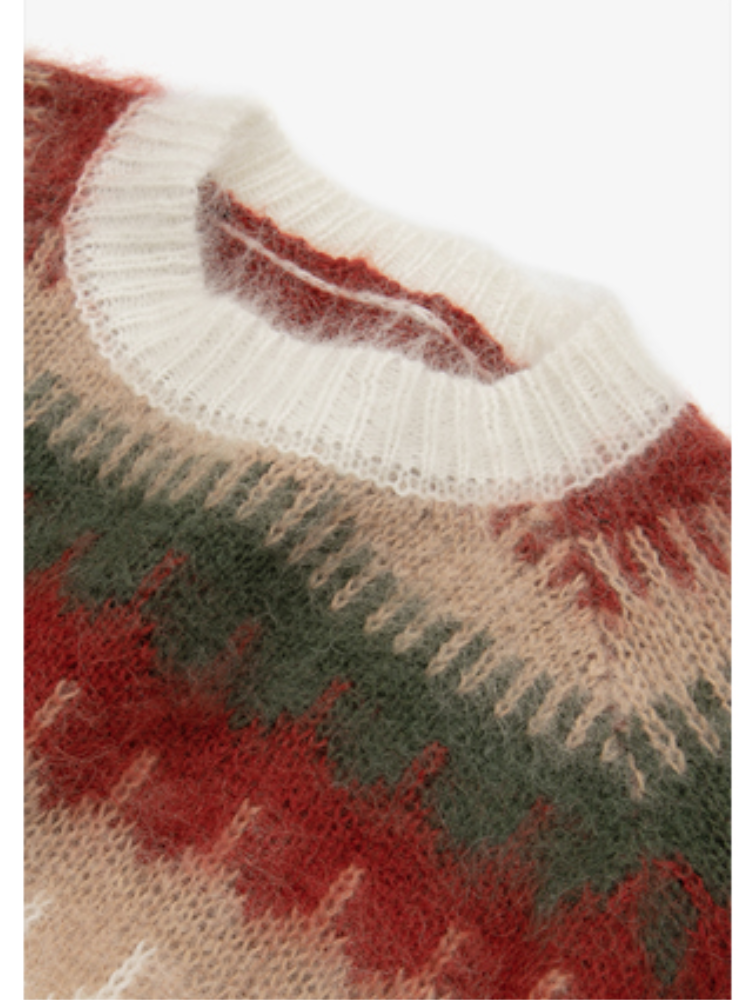 Billie | Julig röd sweatshirt