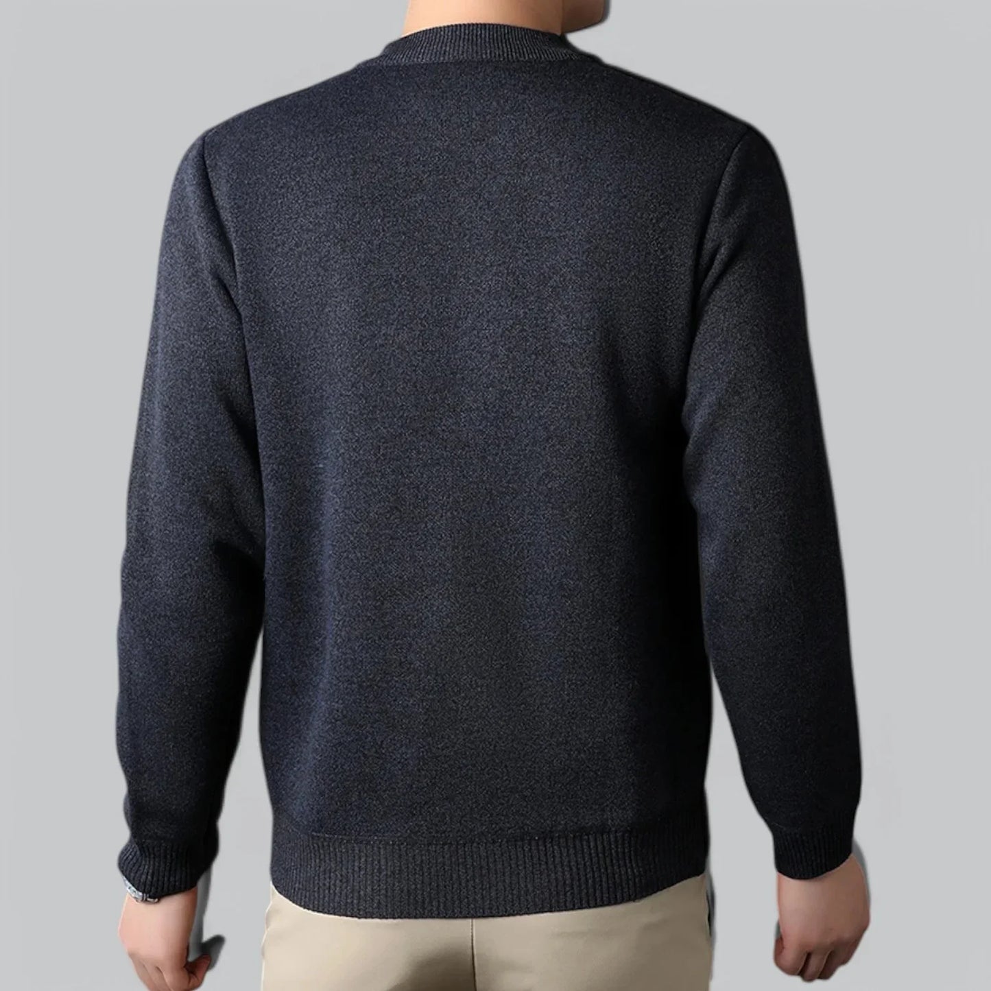 Patrik | Mjuk och Stilig Stickad Herrtröja